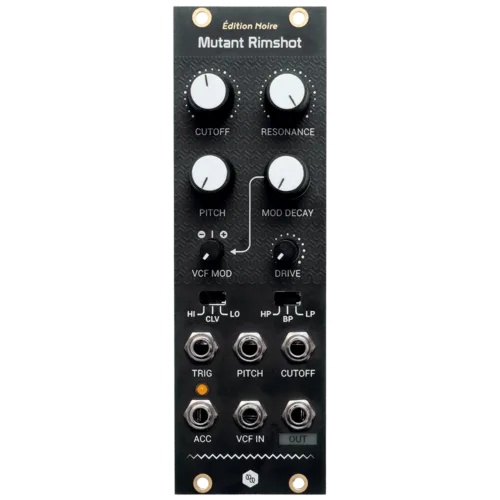Hexinverter Electronique Mutant Rimshot Eurorack Percussion Synthesis Module