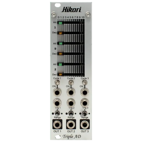 Hikari Instruments Triple AD Eurorack Three Channel Envelope Module
