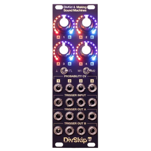 Making Sound Machines X DivKid DivSkip Eurorack Four Channel Trigger Gate Processor Module