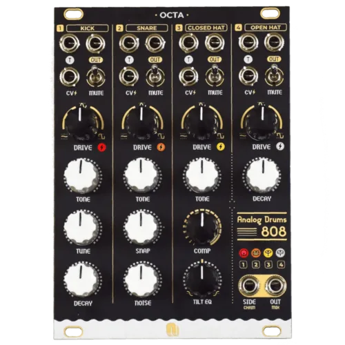 NANO Modules OCTA Eurorack Four Channel Analog Drum Module