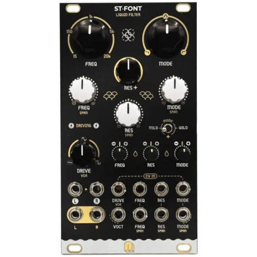 NANO Modules ST-FONT Eurorack Stereo Liquid Filter Module