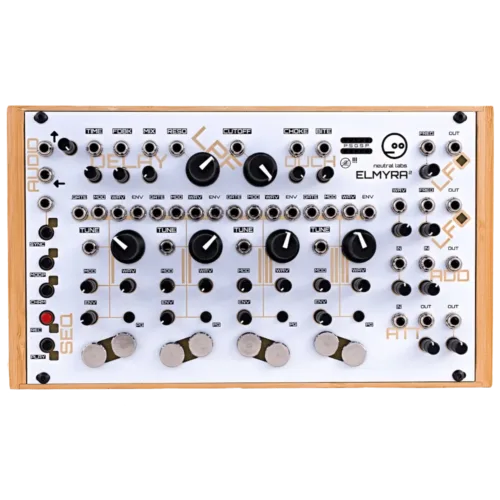 Neutral Labs Elmyra 2 Desktop Four Voice Hybrid Drone Synthesizer (White)