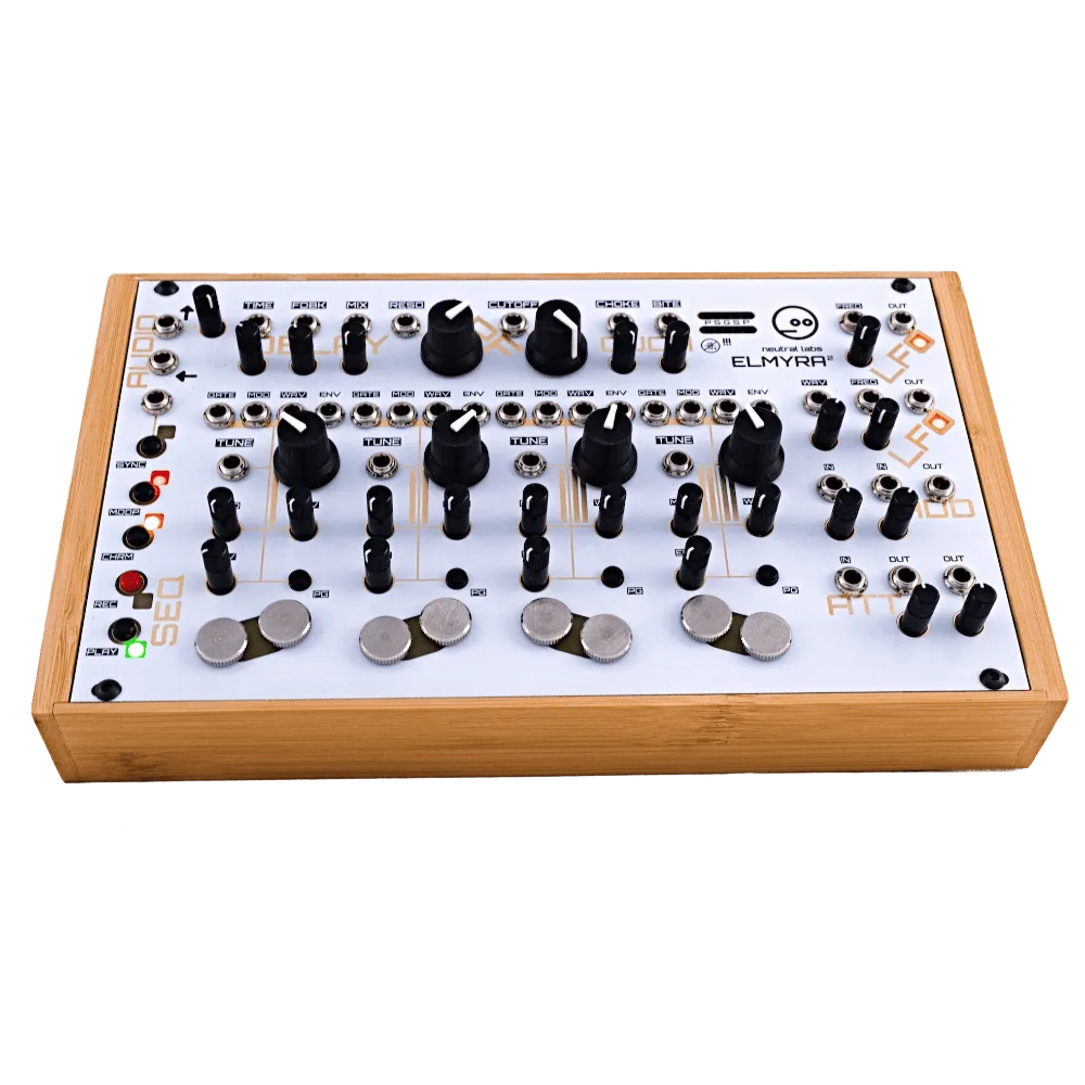Neutral Labs Elmyra 2 Desktop Four Voice Hybrid Drone Synthesizer (White) - Image 2