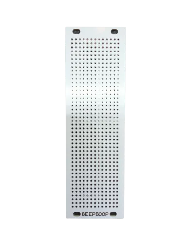 BeepBoop Electronics Eurorack Blank Panel (3U 8hp Perfboard White)