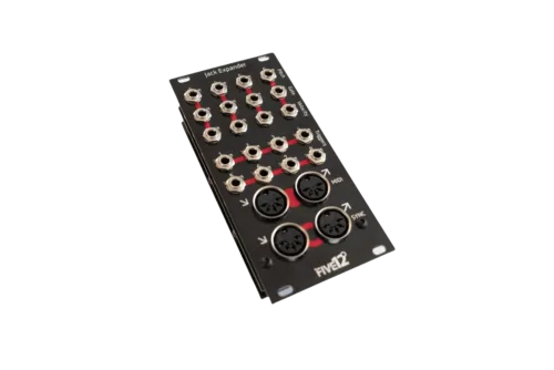 Five12 Jack Eurorack Expander Module (Vector) (Black)