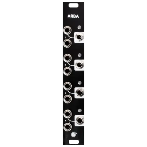 Plum Audio ARBA Eurorack Quad VCA Module (3U – Black)