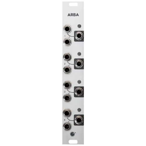 Plum Audio ARBA Eurorack Quad VCA Module (3U – Silver)