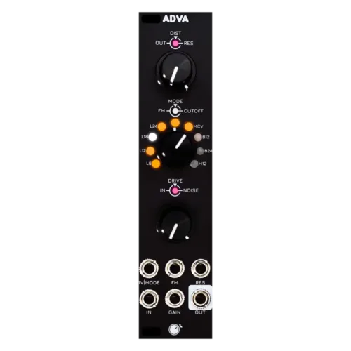 Plum Audio ADVA Eurorack Multimode Acid Filter Module (3U – Black)