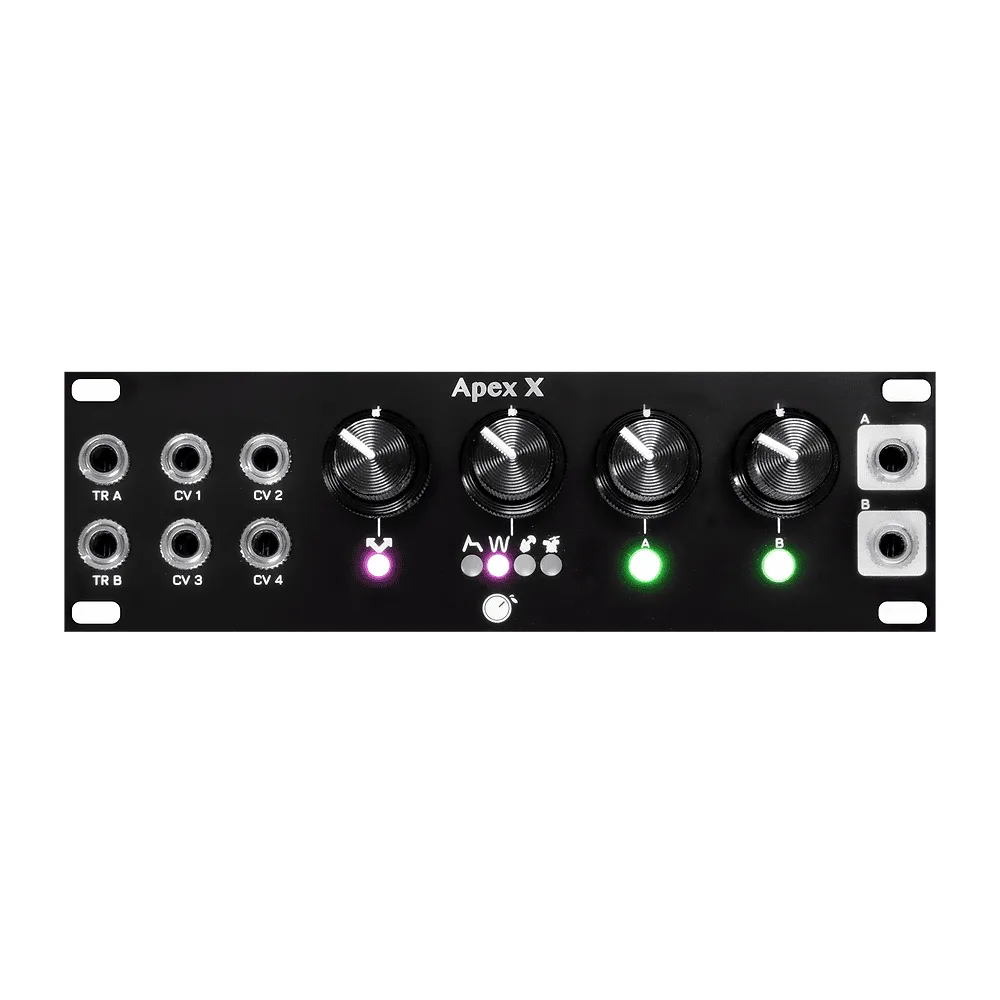 Plum Audio Apex X Eurorack Mult-Function Module (Black - 1U)