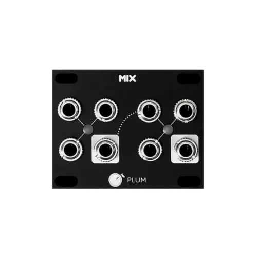 Plum Audio MIX 1U Eurorack Mixer Module (Black)