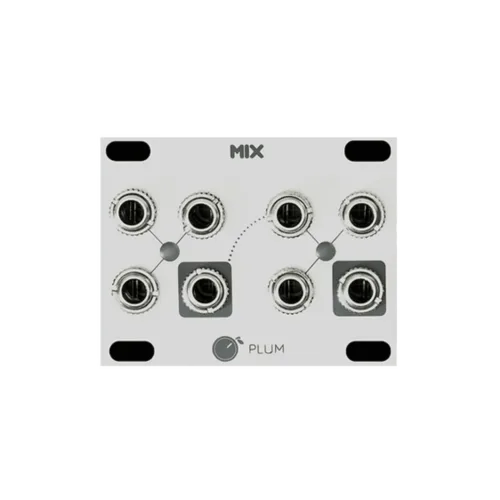 Plum Audio MIX 1U Eurorack Mixer Module (Silver)
