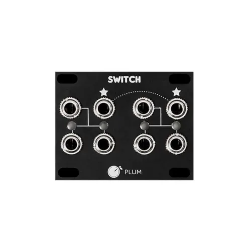 Plum Audio Switch 1U Eurorack Module (Black)