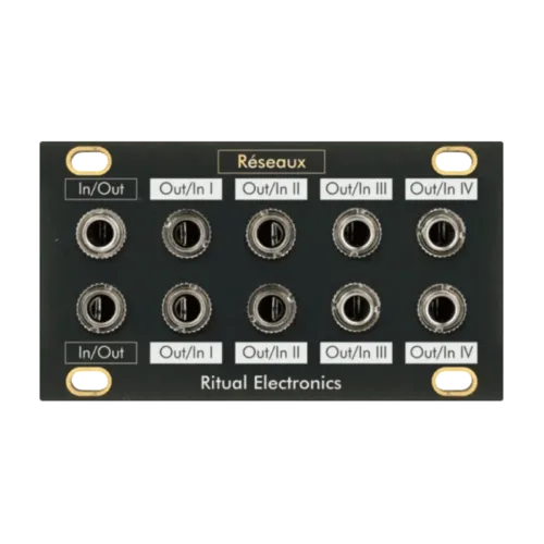 Ritual Electronics Reseaux 1U Eurorack I/O Attenuator Module