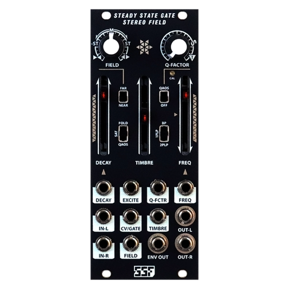 Steady State Fate Steady State Gate Stereo Field Eurorack Low Pass Gate Module