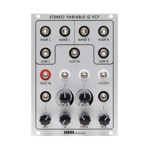 Serge/Random Source Stereo Variable Resonance Filter Eurorack Module (SVCFQ)