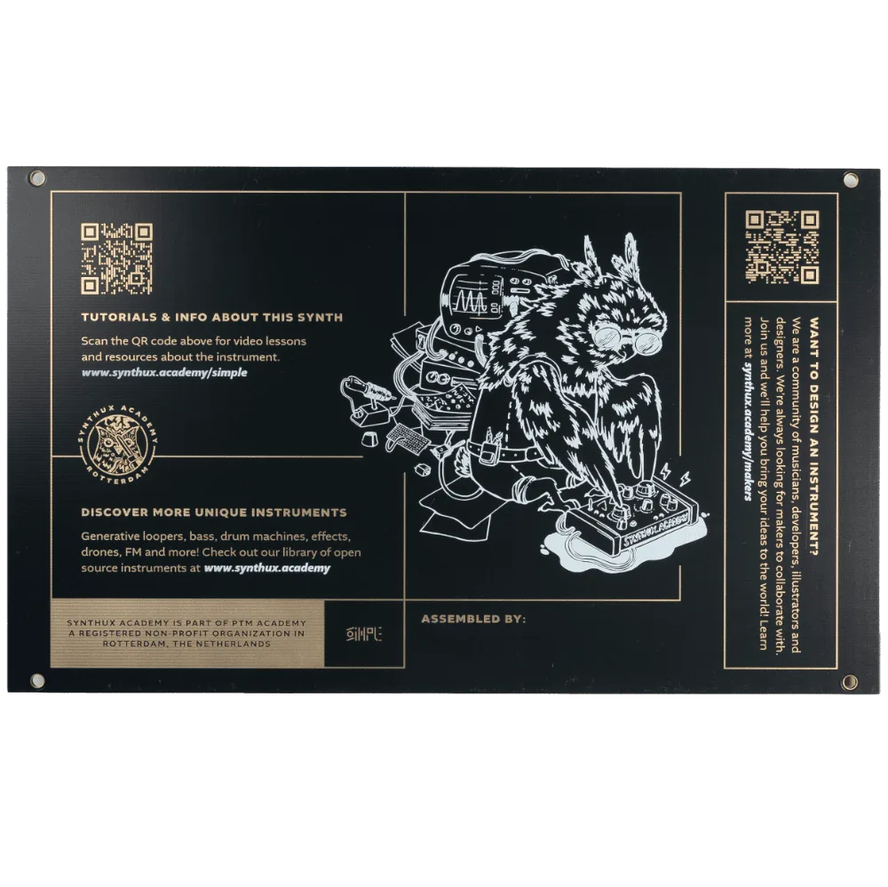 Synthux Audrey II Desktop Drone Feedback Synthesiser - Image 2