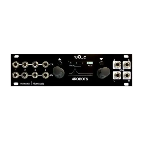 Plum Audio 1uO_c – 4ROBOTS Eurorack Module (Ornament and Crime) (Black – 1U)