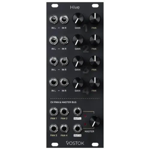 Vostok Instruments Hive Eurorack Quad Stereo Automated Mixer Module