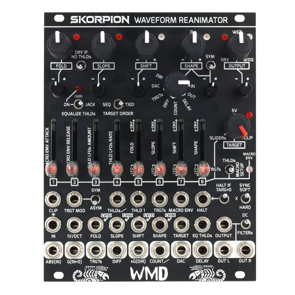 WMD Skorpion Eurorack Waveform Reanimator Module (Black)