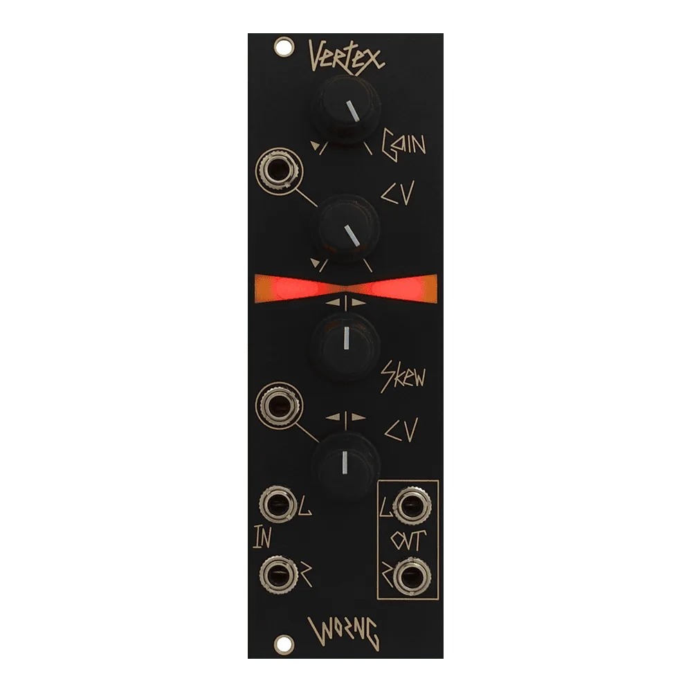 Worng Electronics Vertex Stereo VCA Eurorack Module