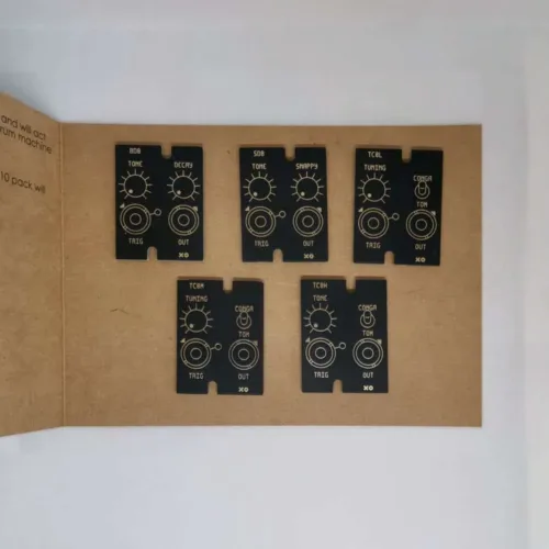 XODES XX8 Placeholders 6HP 1U Blanking Panels (5 Pack)