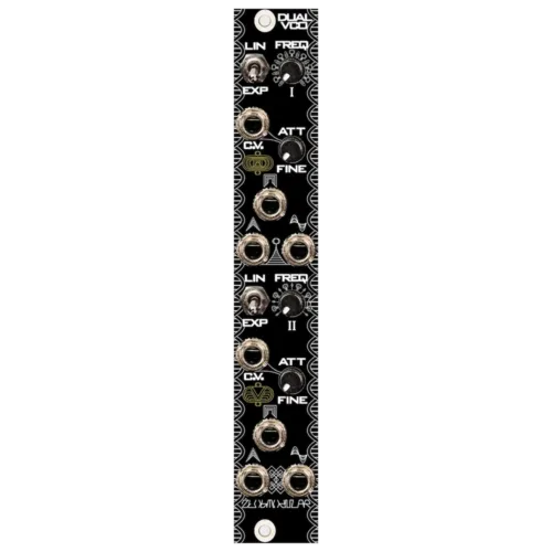 Zlob Modular Dual VCO Eurorack Dual Analog Voltage Controlled Oscillator Module