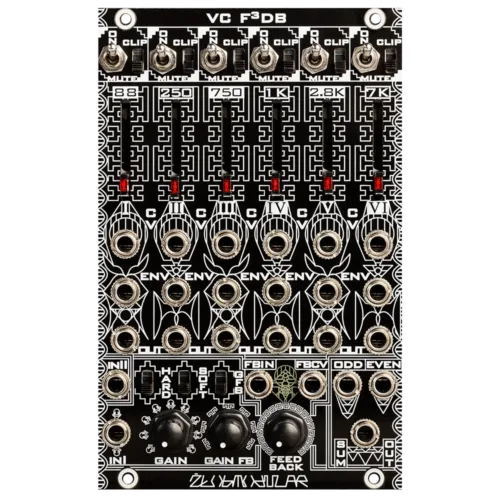 Zlob Modular VC F3DB Eurorack Fixed Filter Bank Module