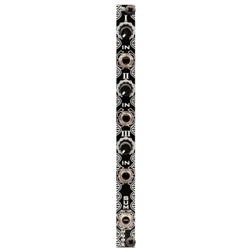 Zlob Modular Minimix Eurorack User Configurable Three Channel Mixer Module