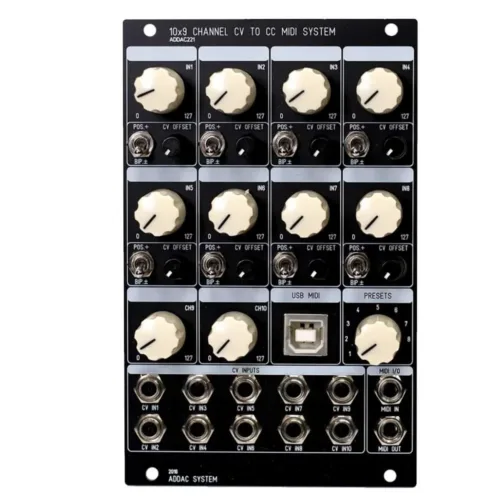 ADDAC 221 10X9 Channel CV to CC MIDI System Eurorack Module