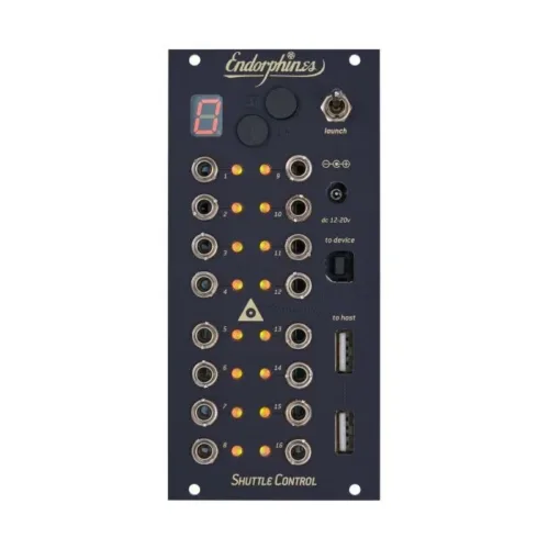 Endorphin.es Shuttle Control Eurorack USB/MIDI/CV Convertor Module (Black)