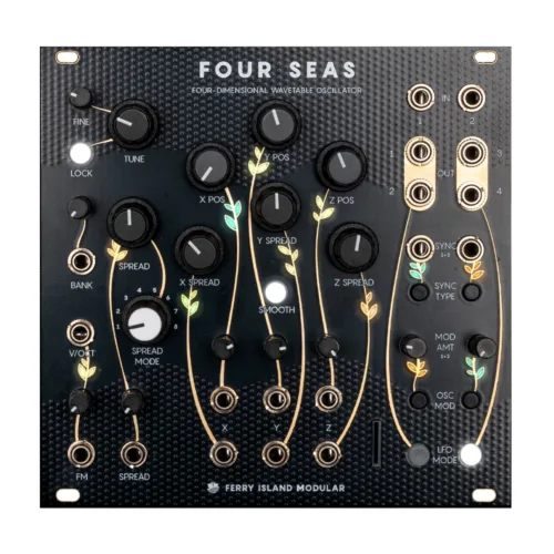Ferry Island Modular Four Seas Eurorack 4D Wavetable Oscillator Module