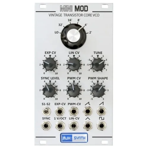 AJH Synths MiniMod VCO Eurorack Module (Silver)