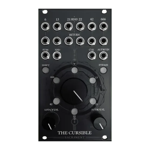 Erica Synths x Sacrament Modular The Cursible Morphing Effects-Send Matrix Eurorack Module