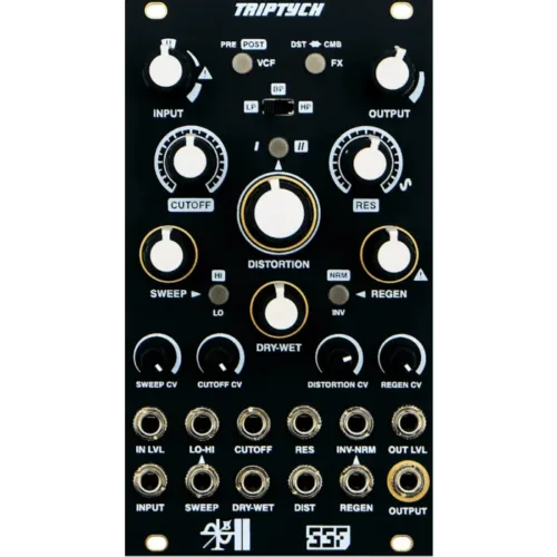 Steady State Fate Triptych Eurorack Filter, Flanger and Distortion Module