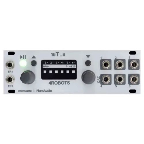 Plum Audio 1uT_u 4ROBOTS Eurorack Module (Silver)