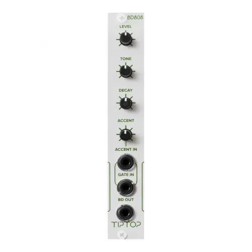 Tiptop Audio BD808 Analogue Bass Drum Eurorack Module (White)