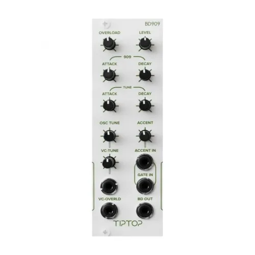 Tiptop Audio BD909 Analogue Bass Drum Eurorack Module (White)