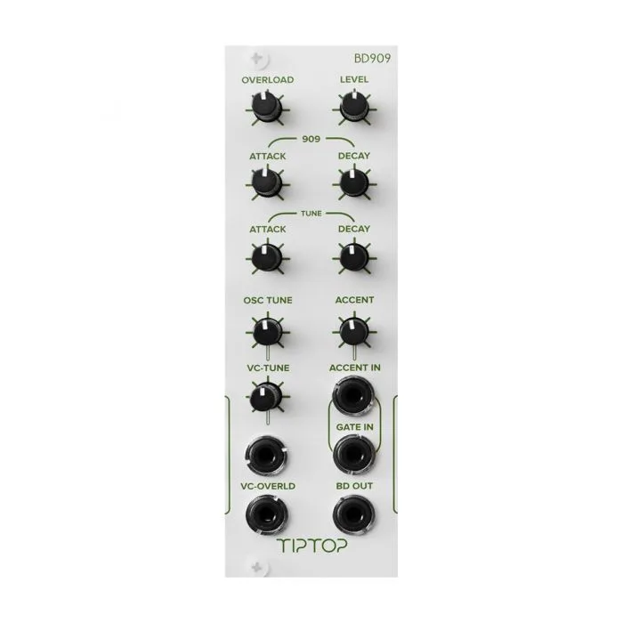 Tiptop Audio BD909 Analogue Bass Drum Eurorack Module (White)