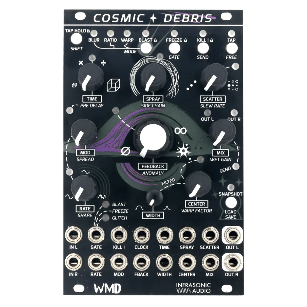 WMD Cosmic Debris Eurorack Delay/Reverb Module