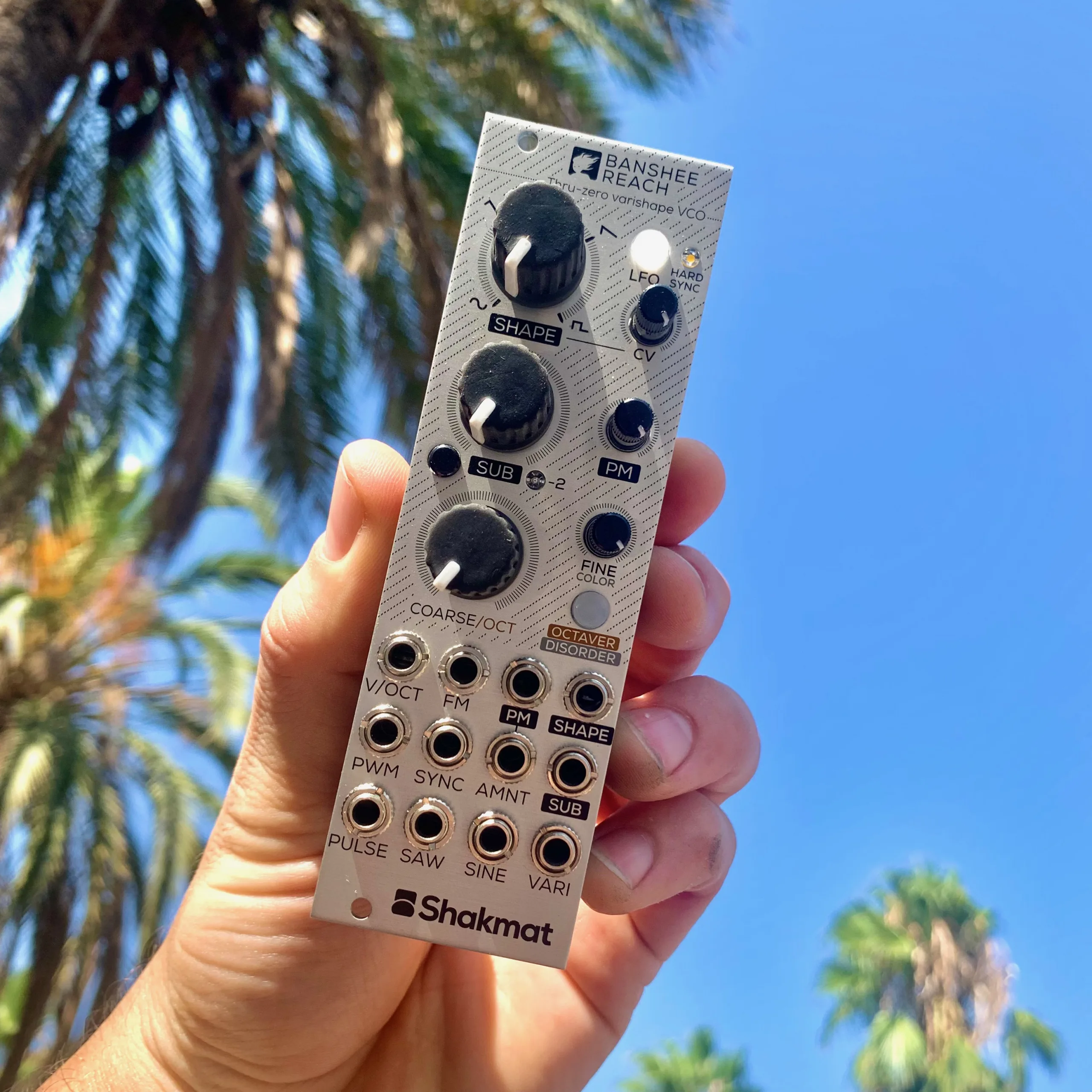 Shakmat Modular Banshee Reach Through-Zero Eurorack VCO Module [Ex-Demo]