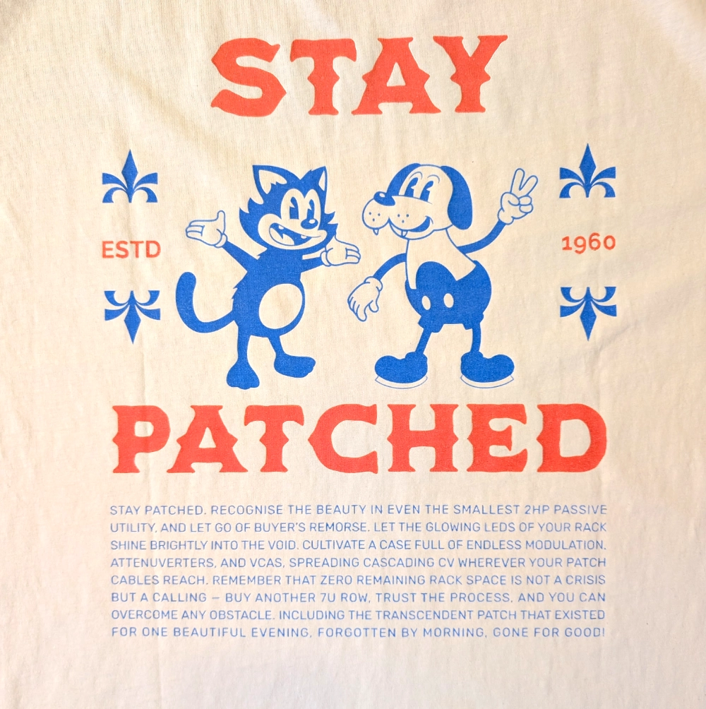 Studio 108 "Stay Patched" Tee - Image 3