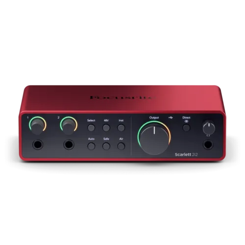 Focusrite Scarlett 2i2 USB Audio Interface (4th Gen)
