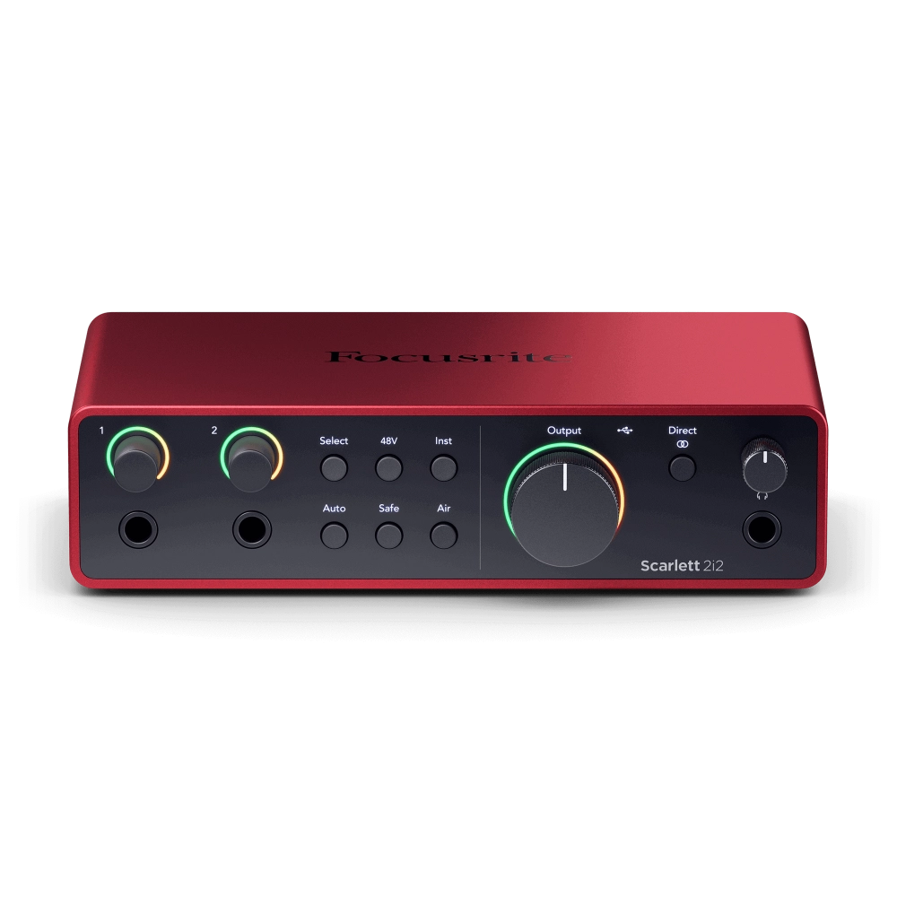 Focusrite Scarlett 2i2 USB Audio Interface (4th Gen)