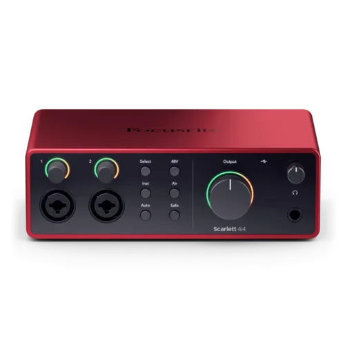 Focusrite Scarlett 4i4 USB Audio Interface (4th Gen)