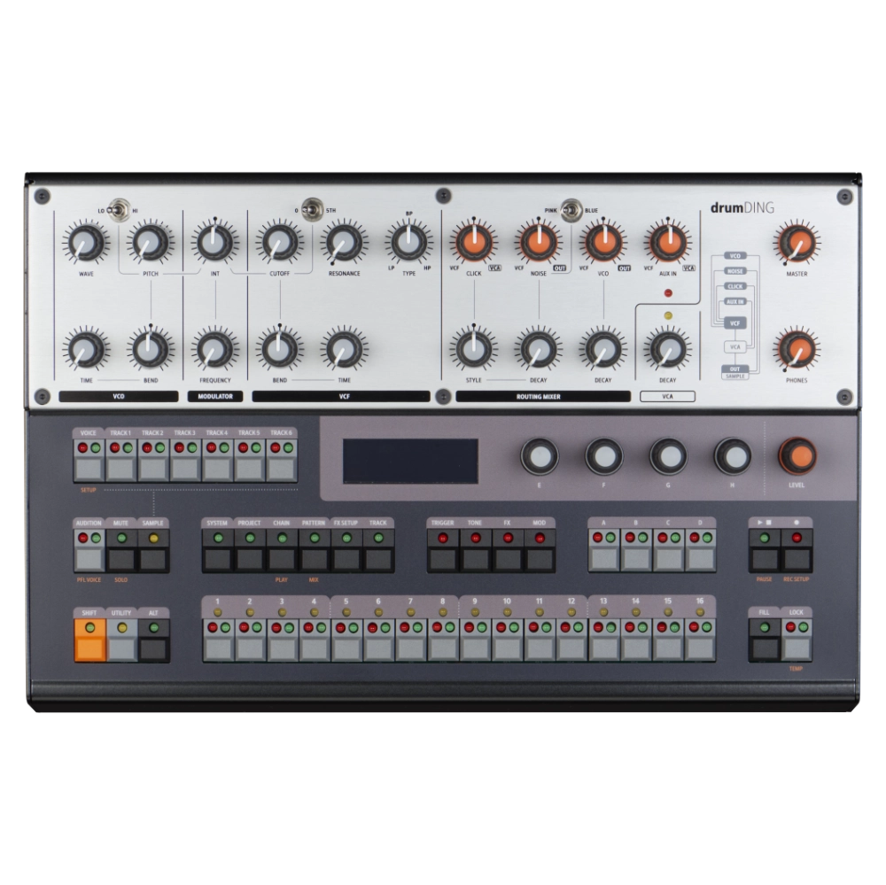 Vermona drumDING Analog Drum Machine Sample Engine Sequencer