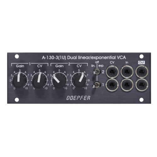 Doepfer A-130-3V Eurorack 1U Dual VCA Module